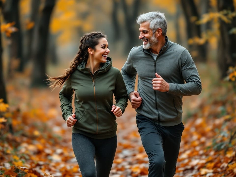 couple running together